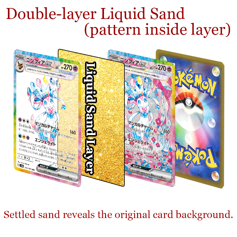 Garchomp-EX English Version Card Quicksand Keychain