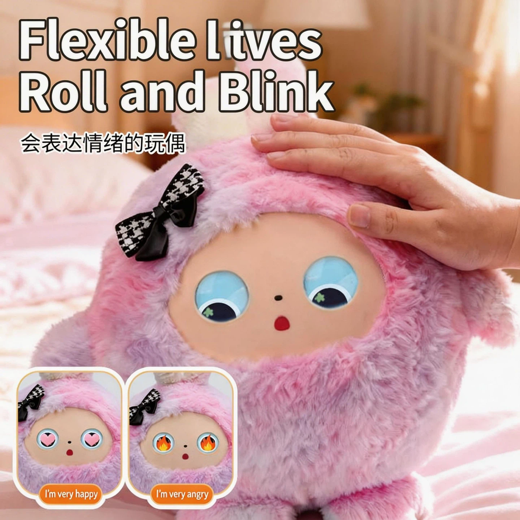 AI Interactive Plush Doll, Multi-language Smart Robot, Kids Educational Early Learning Toy